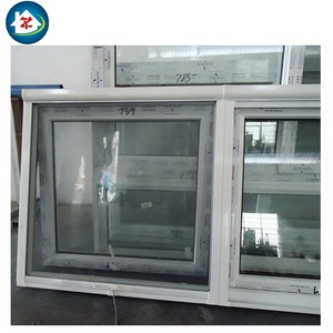 Kích Thước Tiêu Chuẩn Nhỏ Frosted Glass Phòng Tắm Thông Gió Giá Rẻ <span class=keywords><strong>UPVC</strong></span> Mái Hiên Cửa Sổ Cho Nepal Thị Trường - Product Image 3