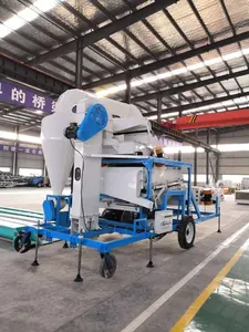 High Efficiency Mobile Combine Seed Cleaner Bean Product Processing Machinery Sesame Seed Cleaning Machine
