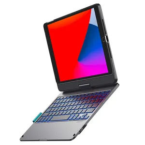 WiWU有趣的旋转电脑键盘华尔兹触摸键盘外壳10.2英寸和10.5英寸