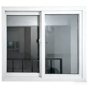 หน้าต่างบานเลื่อน UPVC กันเสียง กระจกสองชั้น ประหยัดพลังงาน ทนทานต่อพายุเฮอริเคน สำหรับบ้าน - Product Image 5