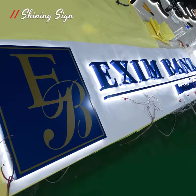 Customizable 3D Backlit Channel Letter Sign Custom LED Illuminated Signage