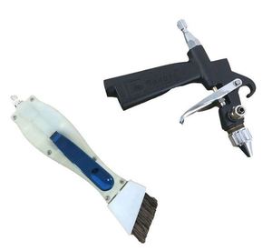 Original Manufacturer 2.5 Liter Shoe Outsole Pneumatic <b>Glue</b> Brushing Machine Double Head Hand <b>Glue</b> Brushing Machine - Product Image 5