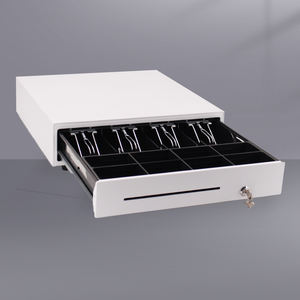 Tiroir-caisse double étage robuste en métal pour <span class=keywords><strong>paiement</strong></span> électronique HER-415 pour supermarché - Product Image 2