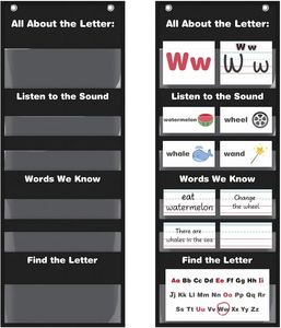 Tabla de Letras Educativa para el Aula, Herramienta de Aprendizaje Temprano del Alfabeto y Palabras, para Suministros de Enseñanza - Product Image 3