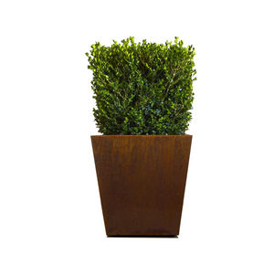 Wholesale Medium <b>Square</b> Trapezoidal Weathering Steel Planter for Indoor/Outdoor Gardens - Product Image 5