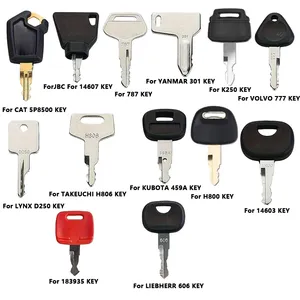 Ensemble <span class=keywords><strong>de</strong></span> 13 clés <span class=keywords><strong>de</strong></span> contact pour engins <span class=keywords><strong>de</strong></span> construction, clé maîtresse <span class=keywords><strong>de</strong></span> remplacement pour excavatrice, tracteur, chargeuse, pièces détachées pour équipements lourds - Product Image 1