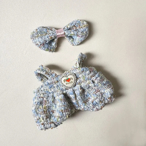17cm Labubu bambola abbigliamento per V1 V2 V3 mostro fai da te accessori di abbigliamento per bambini regalo dolce principessa stile arco giocattolo In magazzino