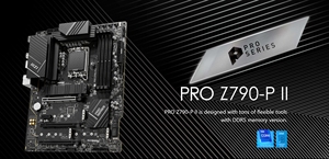 <span class=keywords><strong>MSI</strong></span> <span class=keywords><strong>Pro</strong></span> <span class=keywords><strong>Z790</strong></span>-P II DDR5 CPU 1360K/1360KF/13700K <span class=keywords><strong>Z790</strong></span>/LGA 1700เดสก์ท็อปอินเตอร์เฟซฮาร์ดไดรฟ์ ATX SATA รวม Intel 256GB - Product Image 6