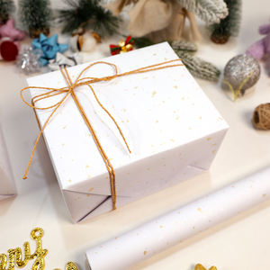 Personalizado 80g lujo estampado en caliente fiesta de cumpleaños del Día de San Valentín 43*300 cm embalaje de regalo de Navidad caja de cosméticos papel de regalo - Product Image 5