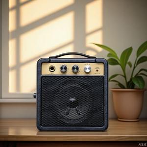 Amplificateur de guitare acoustique-électrique portable MA-5 Mini, haut-parleur <span class=keywords><strong>vintage</strong></span> pour busking, chant-guitare, rechargeable, son clair - Product Image 3