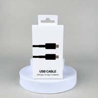 Adaptor USB-C PD 25W Pengisian Cepat dengan Earbud & Kabel Colokan EU/US/UK untuk Ponsel & Tablet