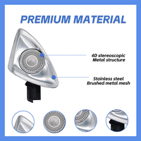 Altavoz LED 4D Giratorio con Luz Ambiental de 64 Colores para Mercedes-Benz Clase S W222 2014-2020, Mejora del Interior