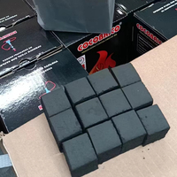 Charbon à chicha instantané FireMax en gros, en forme de cubes, en matière première pure de coque de noix de coco, pour encens et chicha