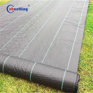 <span class=keywords><strong>Malla</strong></span> de Control de Malezas <span class=keywords><strong>para</strong></span> Cubrir el Suelo, Tela de Paisajismo de Plástico PP Biodegradable, No Tejida, con Tratamiento UV al 3% y 5%, Negra/Verde, Permeable al Agua - Product Image 2