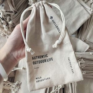 Bolsa de Muselina de Algodón con Logotipo Personalizado, Bolsa de Cordón Reciclable para Zapatos, Bolsa Protectora Gruesa para Joyas, para Collares - Product Image 2
