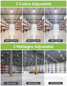 โคมไฟยูเอฟโอ ไฟโรงรถ ไฟยูเอฟโอ LED ไฟส่องสว่างคลังสินค้า ไฟไฮเบย์ ไฟ LED แผงไฮเบย์ - Product Image 3