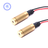 3-5v 100mw Green Dot Focus Adjustable 532nm Laser Diode Module for Sights