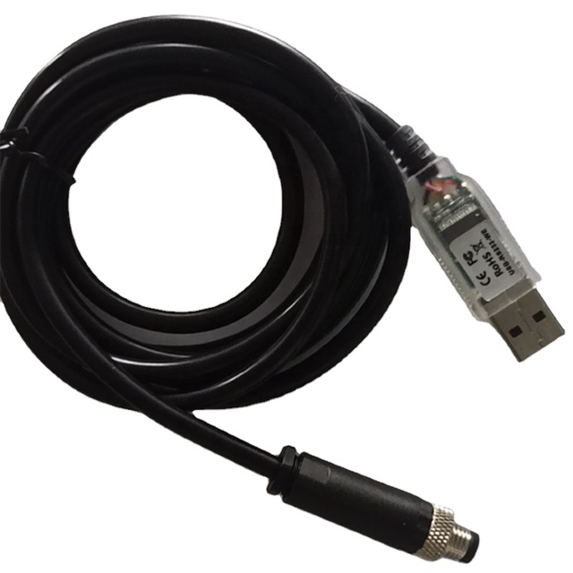 USB to RS232/UART Cable 1.8M Transparent USB Connector for Barcode Scanner Computer & Printer with RS232 Level UART