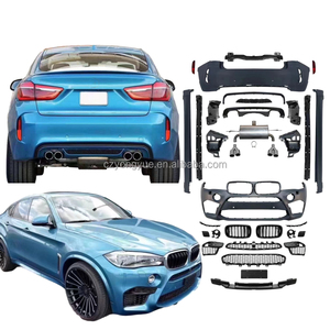 Set Bodykit da competizione in fibra di carbonio M Lift per Body Kit bianco <span class=keywords><strong>Full</strong></span> Wide X6m per BMW X6 F16 LCI 2013 2014 2015 2016 2017 2018 - Product Image 1