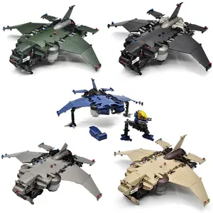 Wholesale 1/60 Block Set Transport Plan Plastic Model Kits Gift For Kids Star Alien War Scale Model Kits