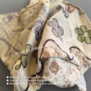 Trapos de Limpieza de Algodón de Colores Variados en Bolsa de 10 kg, Piezas de Tela Cortadas, Absorbentes de Agua y Aceite - Product Image 4