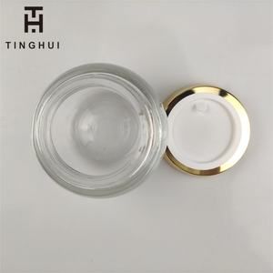 Pot cosmétique vide en verre pour gommage corporel, crème visage, forme boule, avec couvercles ronds, capacités personnalisées 1.7, 2, 4, 5, 8, 11 oz - Product Image 6