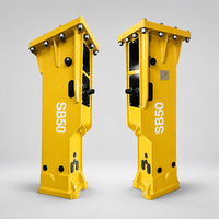 Marteau hydraulique de haute qualité SB20 SB30 avec deux burins pour mini-excavatrice de 2 tonnes, vente en gros directe d'usine