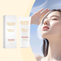 Viareline BRIGHTENING SKIN DAILY UV SHIELD SUNSCREEN LOTION untuk WAJAH & TUBUH SPF 50+ PA++++ SPECTRUM LUAS TANPA WARNA PUTIH