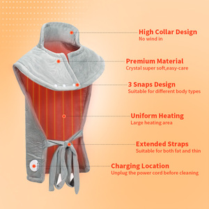 Wearable Large Shawl Heated Pad Winter Electric Blanket Washable Reusable for Multiple Areas for Travel - Product Image 4