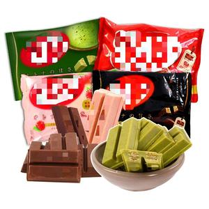 Gaufrettes au chocolat importées du Japon, biscuit au chocolat noir au <span class=keywords><strong>matcha</strong></span>, sucreries exotiques, en-cas exotiques - Product Image 1
