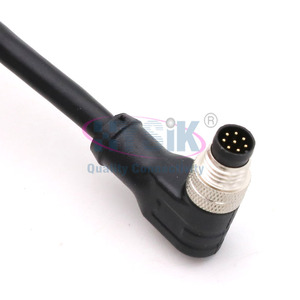 Connecteur circulaire mâle M8 droit blindé à 4 pôles à extrémité unique - Product Image 2