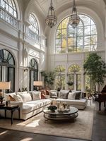 Fenêtres à battant françaises en alliage d'aluminium série 130 personnalisées maison moderne villa balançoire persienne métal voûté battant français
