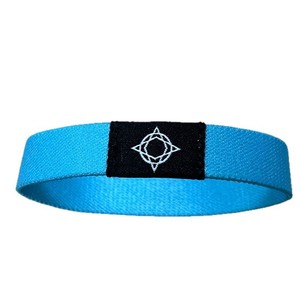 213 RFID NFC kiểm soát truy cập dây đeo cổ tay Kinh Thánh câu nguyện polyester trắng đa màu đàn hồi Vòng đeo tay cho tinh thần - Product Image 4