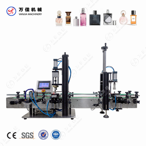 Perfume automático Tienda al por mayor Botella de perfume perfumada afrutada de madera Tapado y prensado Boquilla de pulverización y máquina de manga - Product Image 1