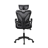 Silla Ejecutiva de Respaldo Alto, Silla de Oficina Ergonómica de Malla Transpirable con Asiento Ajustable, Silla de Oficina de Malla para Proyectos de Oficina