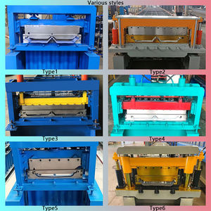 Snap Lock que forma la máquina Portable Roll Roof Panel Del Techo Rollformer Snap Lock Telha Lanel Clips Standing Seam Machine - Product Image 5
