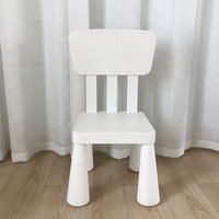 Tabouret/chaise en plastique pour enfants avec dossier pour usage domestique et scolaire en maternelle Chine