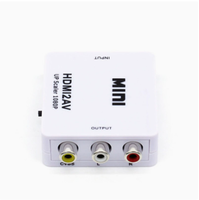 Convertidor HDMI a AV de Audio/Video al por Mayor para Decodificadores a Televisores Antiguos, Convertidor HDMI a AV de Alta Definición