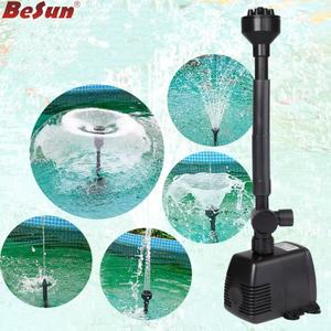 Buiten Elektrische Dompelvijver Waterval Fontein Pomp Met 3 Nozzles Aanpasbare Oem Ondersteuning Voor Landschap Tuin Vijver - Product Image 5