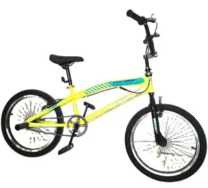 Freestyle – vélo de 20 pouces pour hommes, peinture personnalisée de rue, vitesse unique, Bmx, vélo en acier à haute teneur en carbone, confortable, 20 pouces