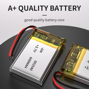 卸売602540充電式バッテリー3.7v lipoバッテリー600mah 602540リチウムポリマー電池 - Product Image 5