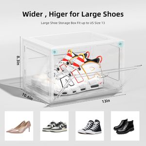 Hot New PP + ABS Foldable Shoe Storage Box with Detachable Design for Shoes and Clothing - Product Image 2