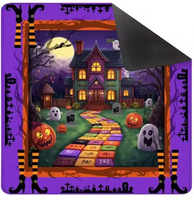 Alas Mahjong Halloween Anti Air, Tahan Aus, Anti Selip, Desain Kustom Gratis, untuk Permainan Mahjong Lintas Negara