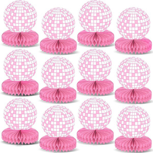 Decoraciones para Fiestas Temáticas de Discoteca, Esferas Decorativas 3D, Modelo XP-039 - Product Image 3