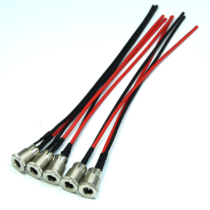 5.5x2.1mm DC jack cắm điện ổ cắm <span class=keywords><strong>Adapter</strong></span> ren nữ gắn kết nối 15cm 18AWG Cáp đánh giá 5A hiện tại cắm Loại ổ cắm - Product Image 4