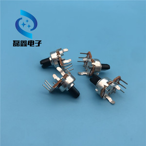 โพเทนชิโอมิเตอร์แบบหมุน 1212 รุ่น B10K B50K B100K แกนครึ่งแกน แกนลายดอกไม้ คาร์บอนคอมโพสิต ตัวลดทอนสัญญาณมาตรฐาน - Product Image 5