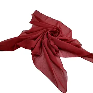 新设计高品质染色围巾方形头巾围巾用于女性工厂价格可订购
