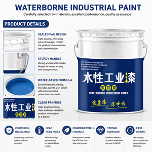 Peinture métallique spéciale à base d'eau, revêtement industriel antirouille pour structures en acier, auto-appliquable, inodore et anticorrosion - Product Image 4