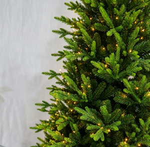<span class=keywords><strong>Sapin</strong></span> de Noël en PVC/PE de 210 cm (7 pieds) avec LED blanc chaud, couleur blanc luxe, prix de gros, pour décoration de Noël - Product Image 5