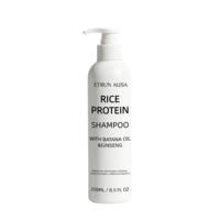 ETRUN ALISA Private Label Sampo Protein Beras 250ml Minyak Batana Ginseng Biotin Penambah Volume dan Ketebalan Rambut Grosir